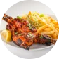Tandoori Chicken With Fries